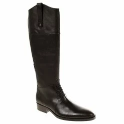 Aigle - Charming Amazon Riding Boots In Black Leather, Horse Riding Style
