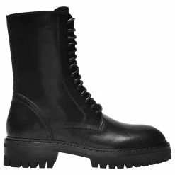 Ann Demeulemeester Alec Ankle Boots In Black Leather