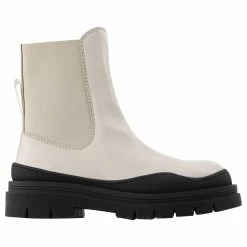 See By Chloé Alli Boots In Ivory Leather