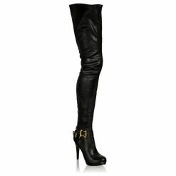 Anna Dello Russo Pour H & M ANNA DELLO RUSSO Per H&M Black Leather High Boots