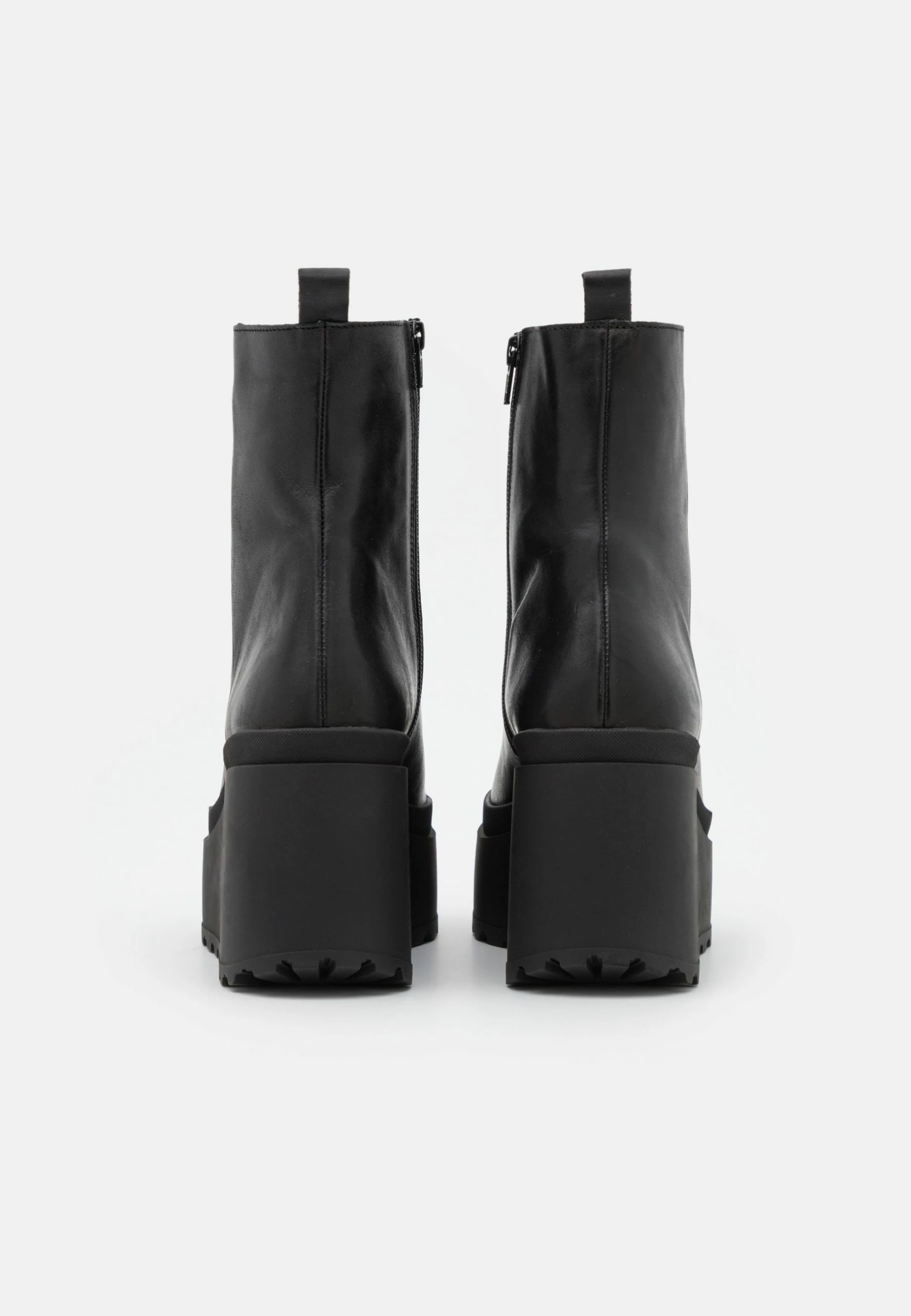 Zign Leather - Platform Ankle Boots - Black 4 Zign Leather - Platform Ankle Boots - Black - Image 4
