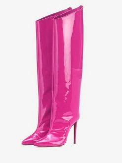Red Knee High Boots Point Toe Bright Leather Stiletto Heel Knee Length Boots For Women 18 Red Knee High Boots Point Toe Bright Leather Stiletto Heel Knee Length Boots For Women -winter shoes Sales 2023 b71df8ac 8098 4234 80e3 d98a48f0691a