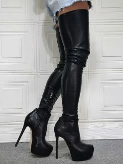 Black Sexy Boots Women Platform Stiletto Heel Thigh High Boots Plus Size Over The Knee Boots 9 Black Sexy Boots Women Platform Stiletto Heel Thigh High Boots Plus Size Over The Knee Boots -winter shoes Sales 2023 b8b3ca41 555a 47ed adca 1a857aaedefd