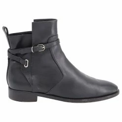 Balenciaga Papier Chelsea Ankle Boots In Black Leather