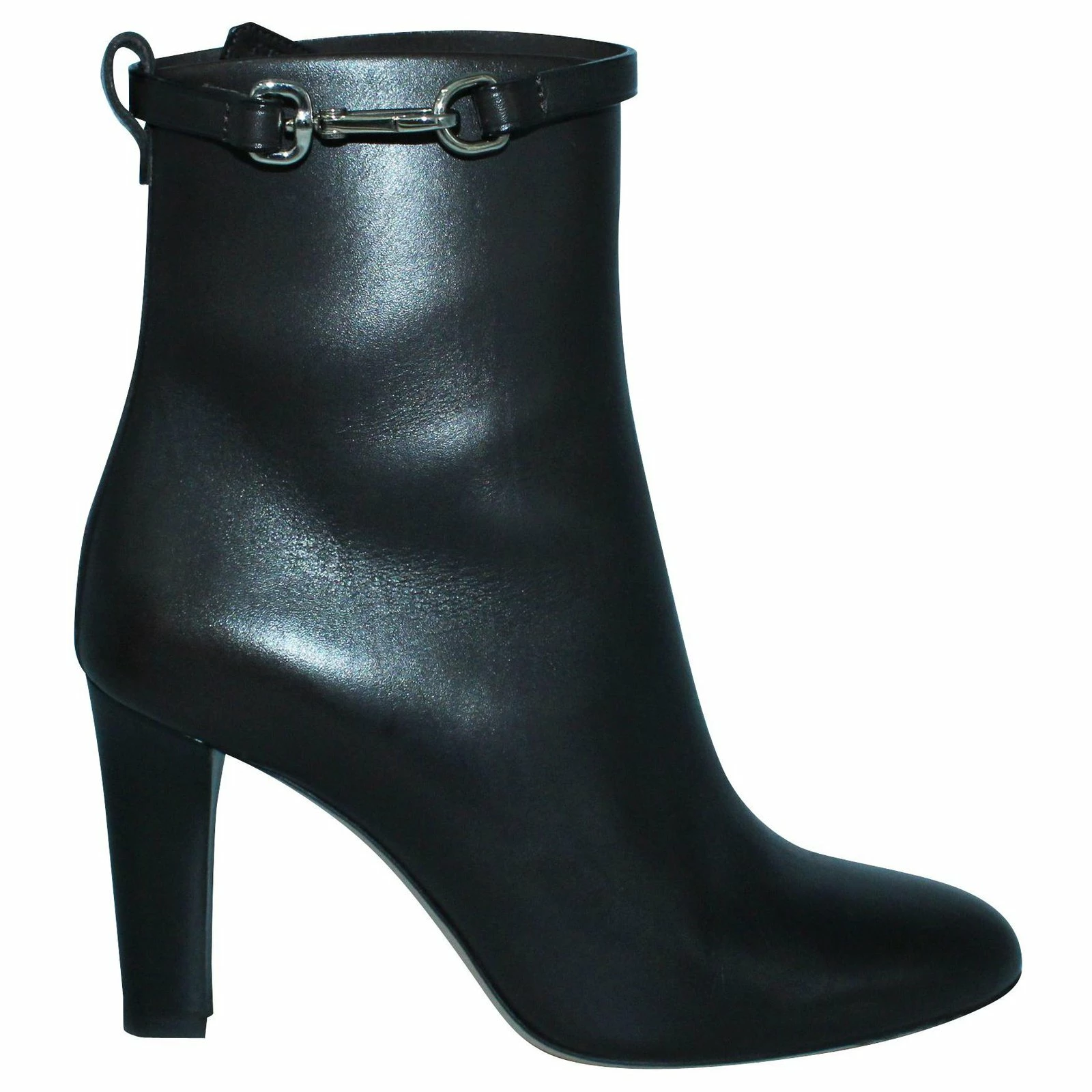 Bally Black Leather Ankle Boots 1 Bally Black Leather Ankle Boots