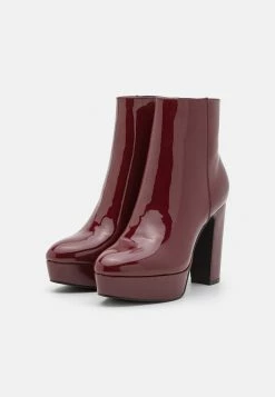 Anna Field High Heeled Ankle Boots - Dark Red -winter shoes Sales 2023 bbddd1c8a07444aa8ffbed290a1c4352
