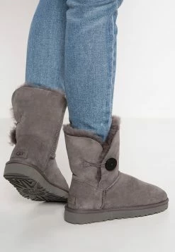 Ugg Bailey Button Ii - Classic Ankle Boots - Grey