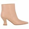Bottega Veneta Cloud Leather Ankle Boots Beige