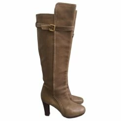 Chloé CHLOE Boots T.eu 37.5 Leather Beige