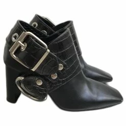 Autre Marque 1017 Alyx 9SM Ankle Boots T.eu 37 Leather Black
