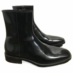 BALENCIAGA Ankle Boots T.eu 39 Leather Black