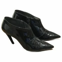 BALENCIAGA Ankle Boots T.eu 40 Patent Leather Black