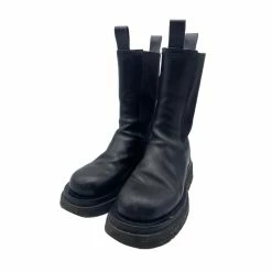 BOTTEGA VENETA Ankle Boots T.eu 39 Leather Black