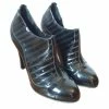 CHANEL Ankle Boots T.eu 37.5 Patent Leather Black