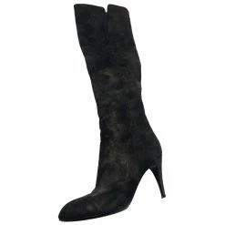 CHANEL Boots T.eu 41 Leather Black