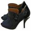 FENDI Ankle Boots T.eu 37 Patent Leather Black