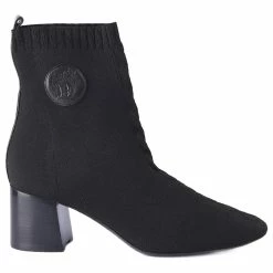 Hermès HERMES Ankle Boots T.EU 37 Leather Black