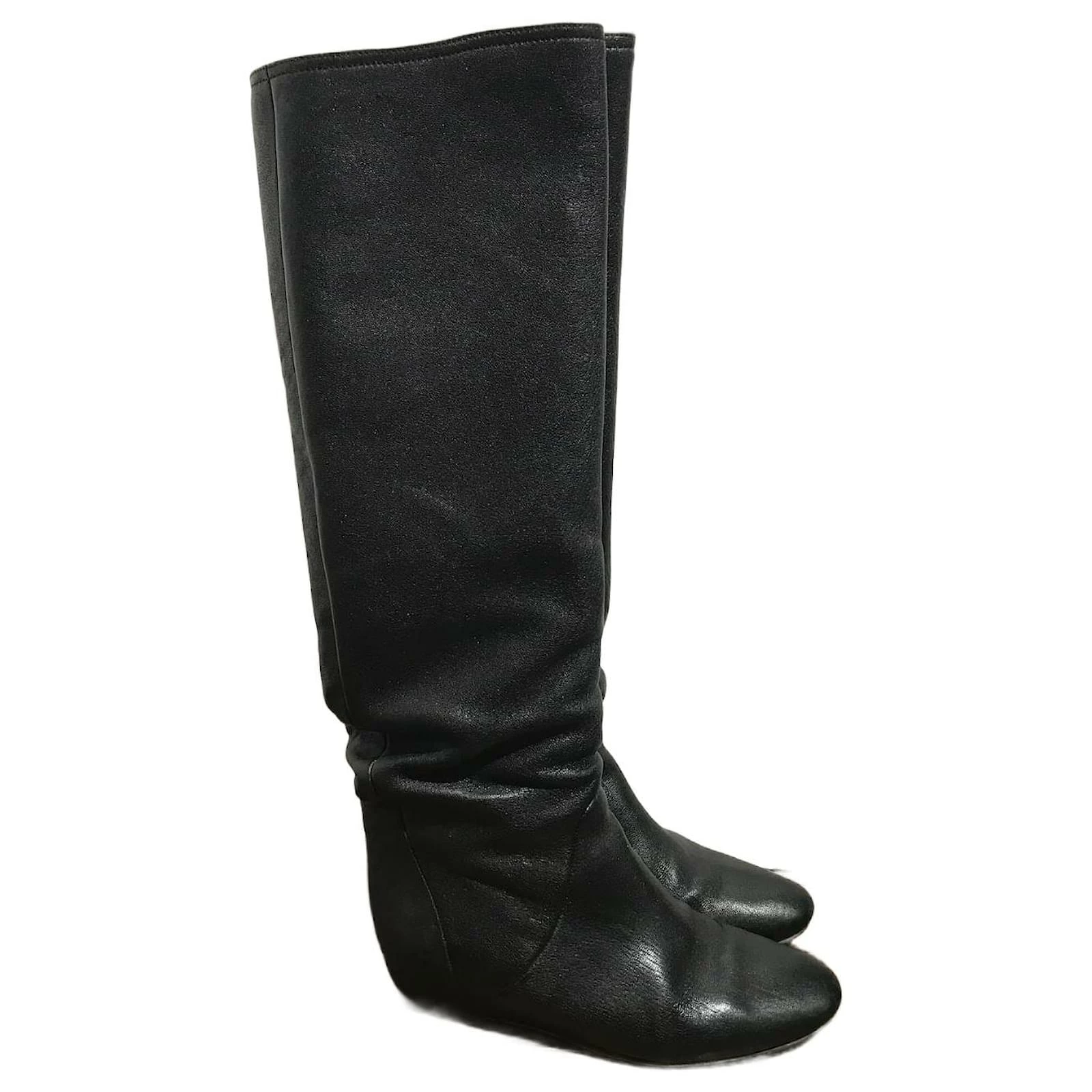 LANVIN Boots T.eu 36 Leather Black 1 LANVIN Boots T.eu 36 Leather Black
