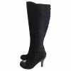 LANVIN Boots T.eu 38 Leather Black
