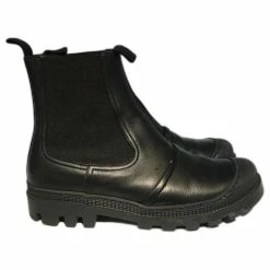 LOEWE Ankle Boots T.eu 38 Leather Black