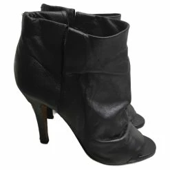 MAISON MARTIN MARGIELA Ankle Boots T.eu 37 Leather Black