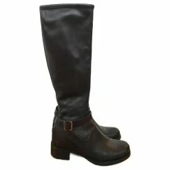PRADA Boots T.eu 37 Leather Black