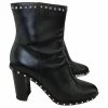 VALENTINO GARAVANI Ankle Boots T.eu 38.5 Leather Black