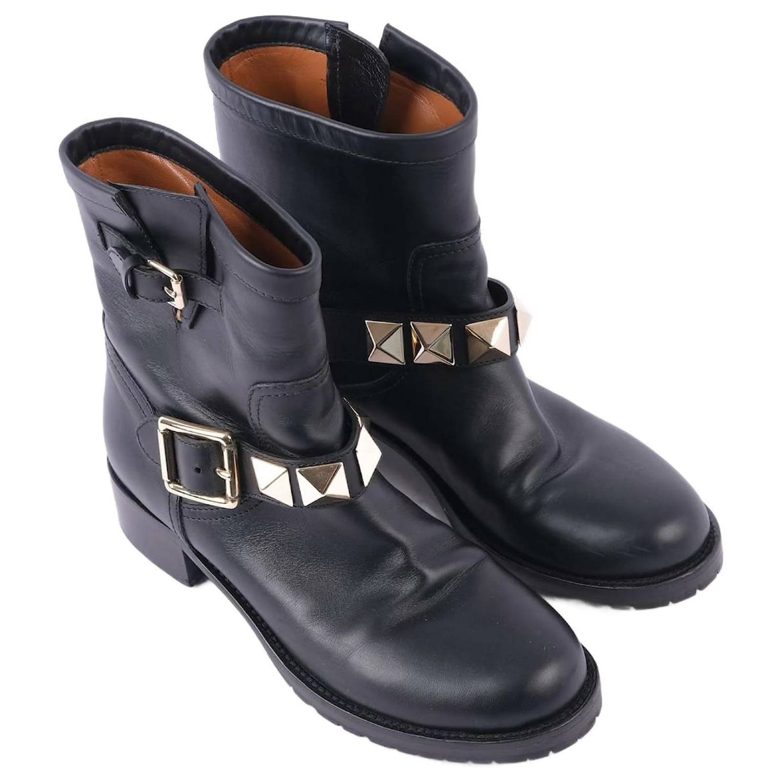 VALENTINO GARAVANI Ankle Boots T.EU 39 Leather Black 1 VALENTINO GARAVANI Ankle Boots T.EU 39 Leather Black