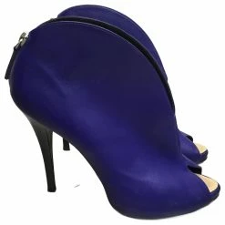 GIUSEPPE ZANOTTI Ankle Boots T.eu 39.5 Leather Blue