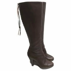Alaïa ALAIA Boots T.eu 35 Leather Brown