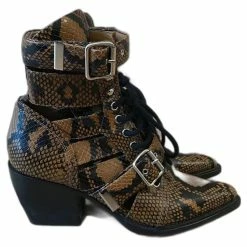 Chloé CHLOE Ankle Boots T.eu 38 Leather Brown