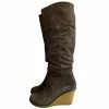 Geox Genuine Suede Leather Boots Brown