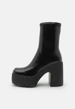 Jeffrey Campbell Refresh - High Heeled Ankle Boots - Black Matte
