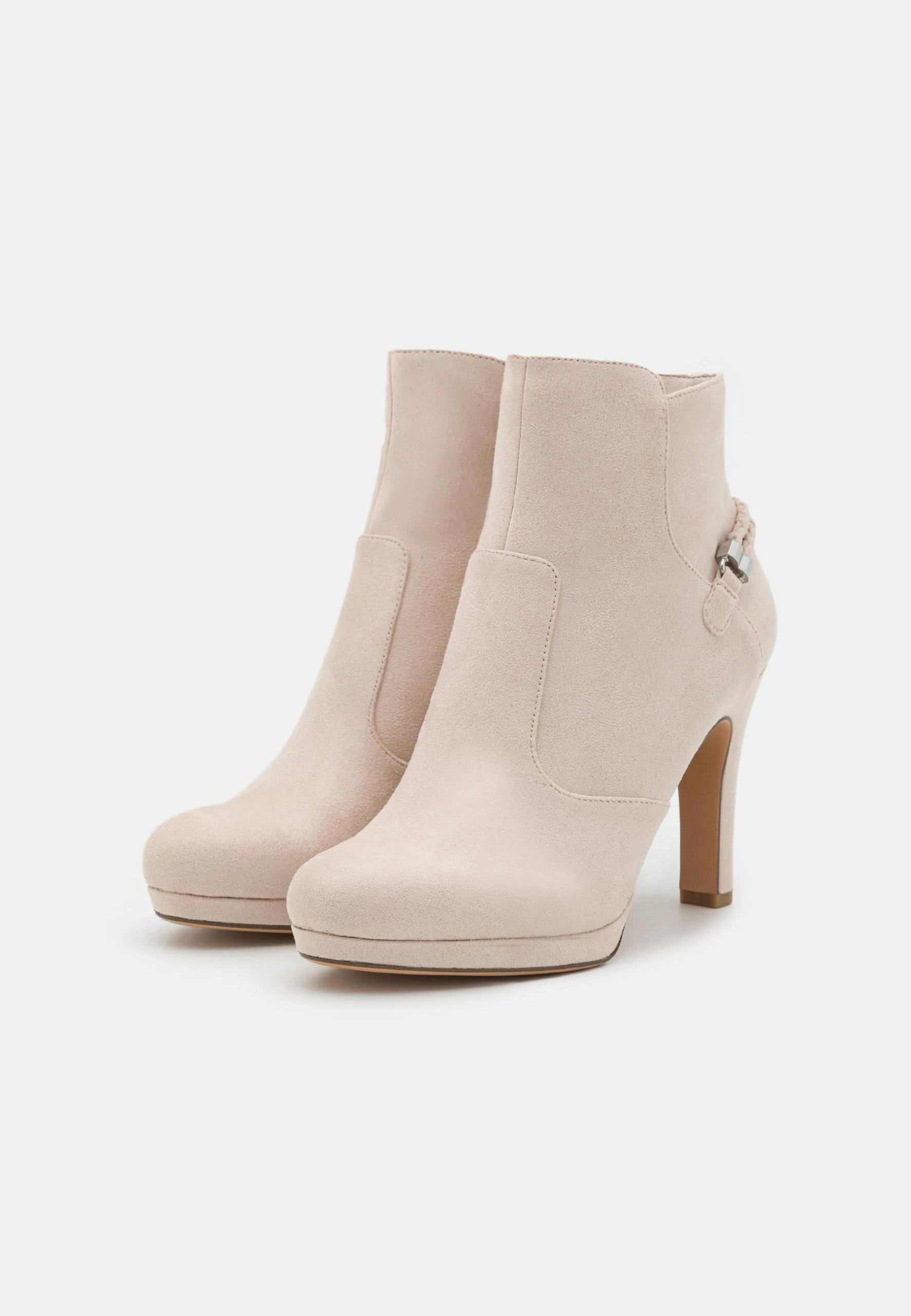 Tamaris Classic Ankle Boots - Ivory 3 Tamaris Classic Ankle Boots - Ivory - Image 3