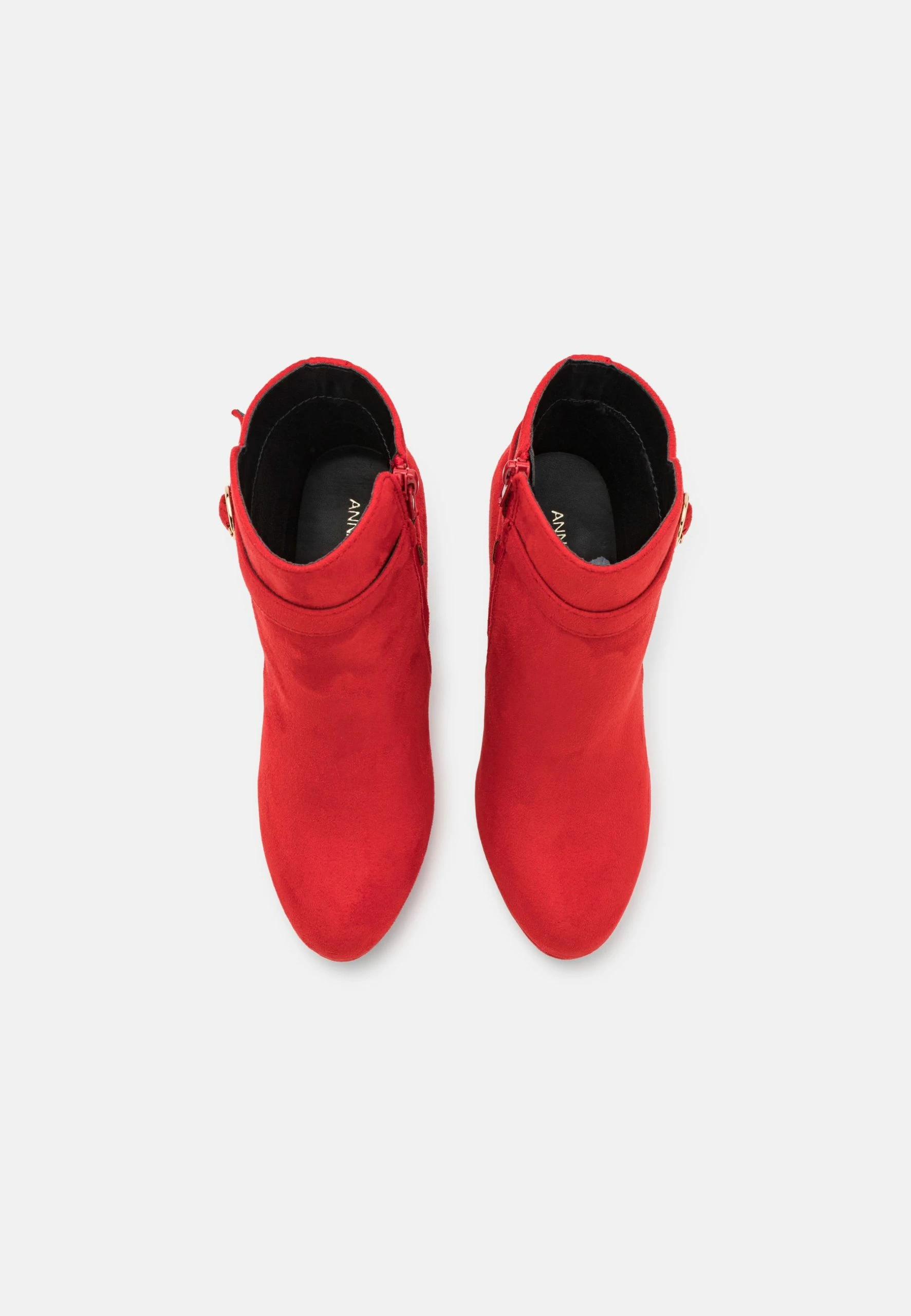 Ankle Boots - Red 6 Ankle Boots - Red - Image 6
