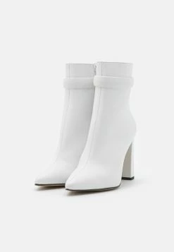 Zign Leather - Classic Ankle Boots - White -winter shoes Sales 2023 c6acc25a9727404bbbda3e44376d3151