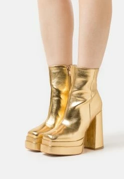 Raid Jadine - High Heeled Ankle Boots - Gold