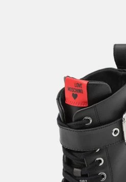 LOVE MOSCHINO Lace-Up Ankle Boots - Nero -winter shoes Sales 2023 cb41bf0919a5443e8336411a41388cff