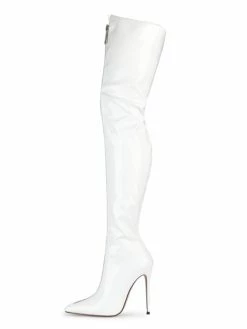 Over The Knee Boots Red Pointed Toe Zip Up Bright Leather High Heel Thigh High Boots -winter shoes Sales 2023 cb48f663 752e 456e b51e 557f832a7820