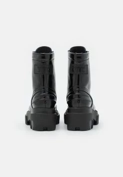 MSGM Donna Woman Boot - Lace-Up Ankle Boots - Black -winter shoes Sales 2023 cecabea9e2174b44b0fd98f88ecd245e