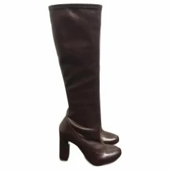 Chloé CHLOE Boots T.eu 37 Leather Dark Red