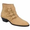 Chloé Women Susanna Short Boots In Beige Leather