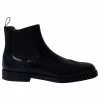 Church's Ketsby Wg Polished Binder Brogue Chelsea Boots In Black Calf Leather