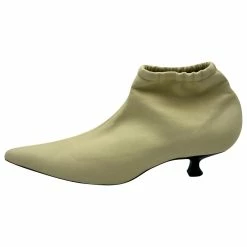 KHAITE Ankle Boots T.eu 38 Leather Cream