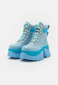 KOI FOOTWEAR Melanie Martinez Crybaby Platform Boots - Platform Ankle Boots - Blue -winter shoes Sales 2023 d18db353f1c34d99afa8b9ef4ceaee81
