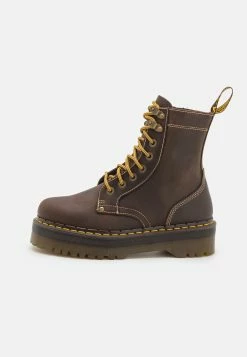 Dr. Martens Jadon Arc Unisex - Platform Ankle Boots - Dark Brown
