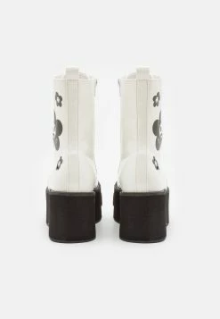 KOI FOOTWEAR Silent Screams Platform Boots - Platform Ankle Boots - White -winter shoes Sales 2023 d793b92938e44e19920c2ba0e3880246