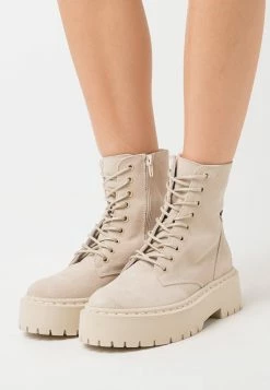 Steve Madden Skylar - Platform Ankle Boots - Beige