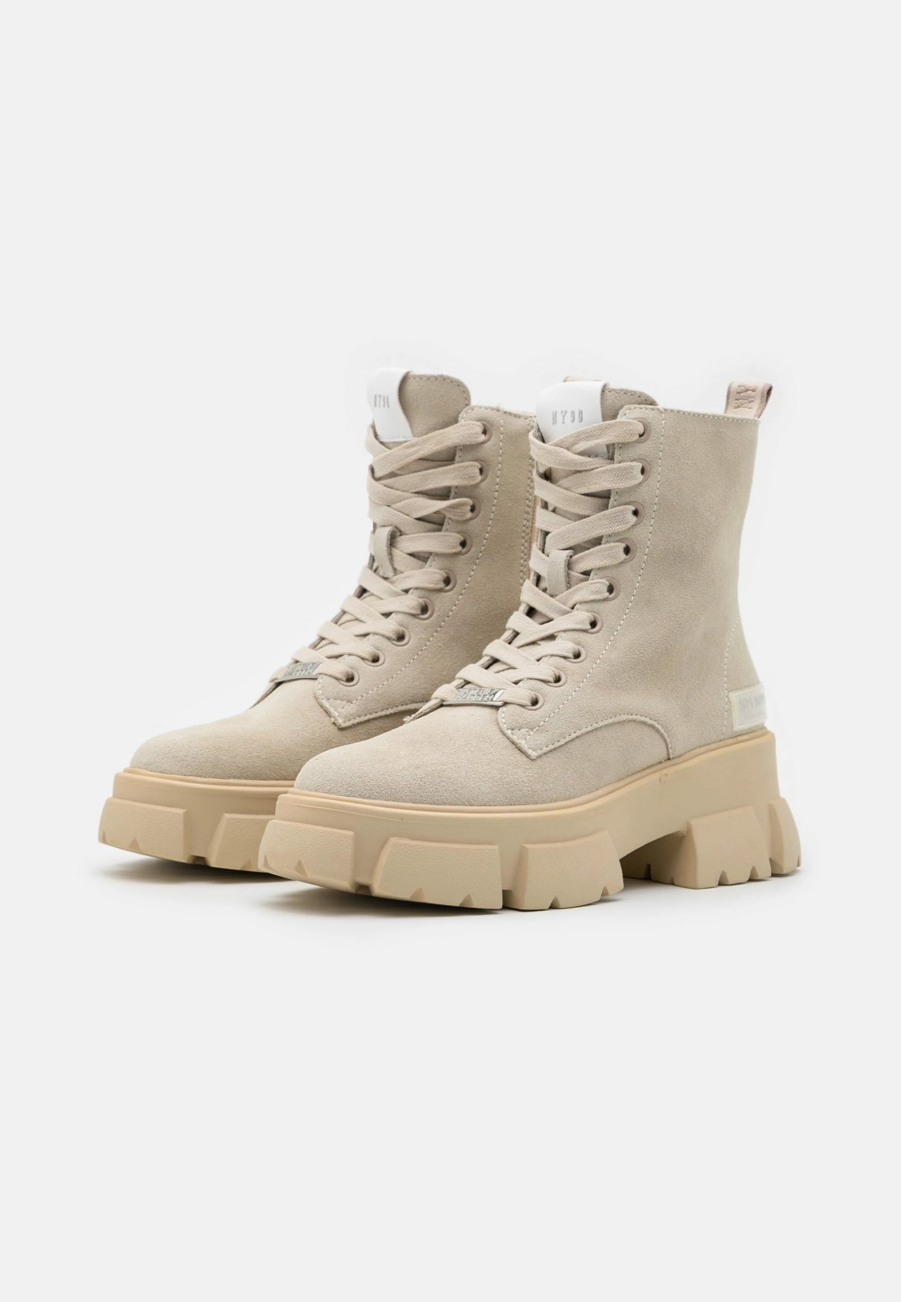 Steve Madden Tanker - Platform Ankle Boots - Beige 5 Steve Madden Tanker - Platform Ankle Boots - Beige - Image 5