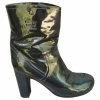 See By Chloé Patent Leather Boots 38 Dark Green